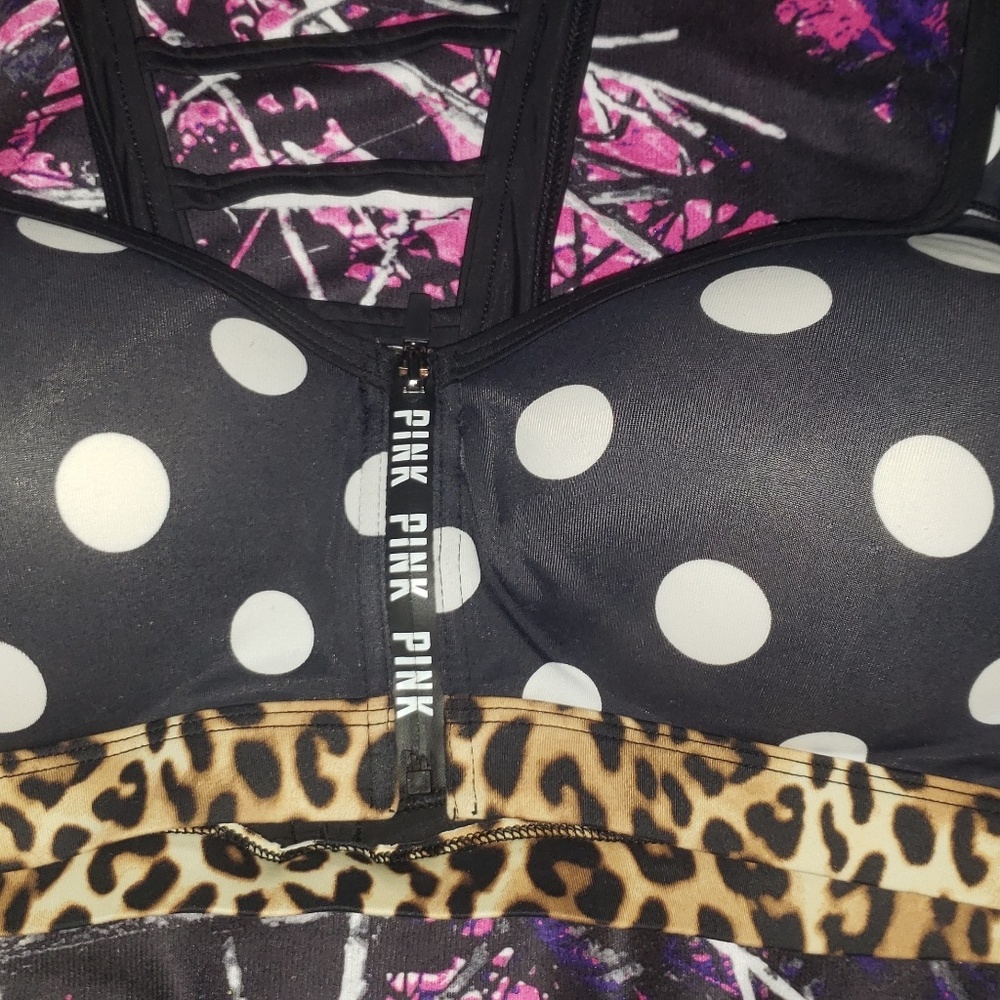 Vs PINK ultimate front zip sport bra